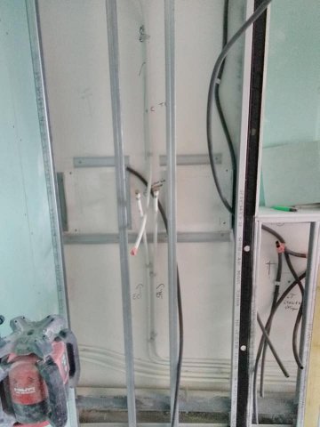 Création de deux niches dans une douche aux Arcs